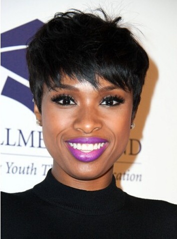 Jennifer Hudson Layered Razor Cut